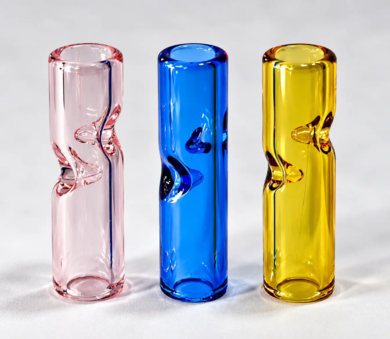 RollCrystals Candy Glow Trio glass pre-roll tips
